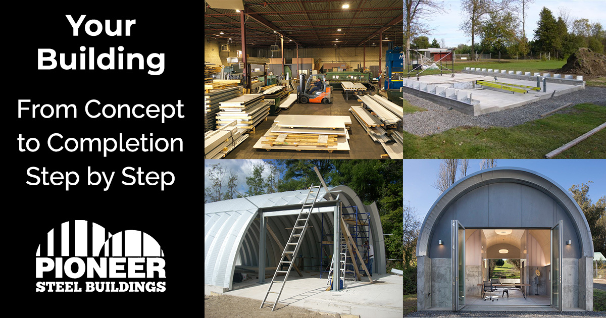 Pioneer Steel Buildings | Canada | From Concept to Completion: 6 Steps ...