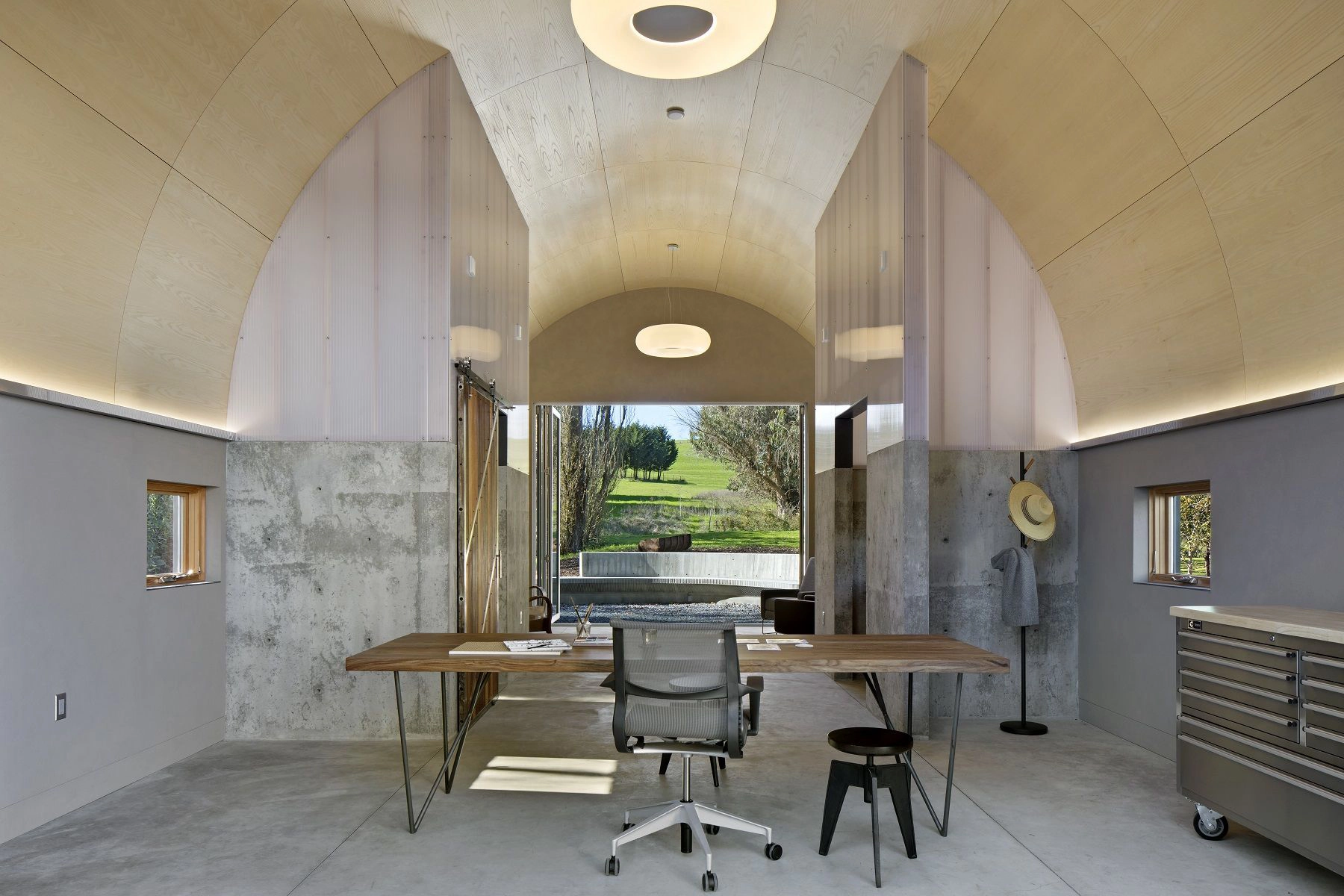 Custom arched building