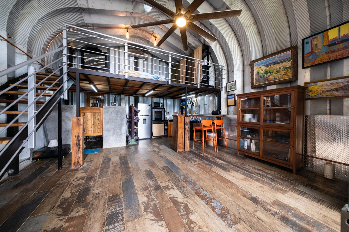 Custom residential style steel building