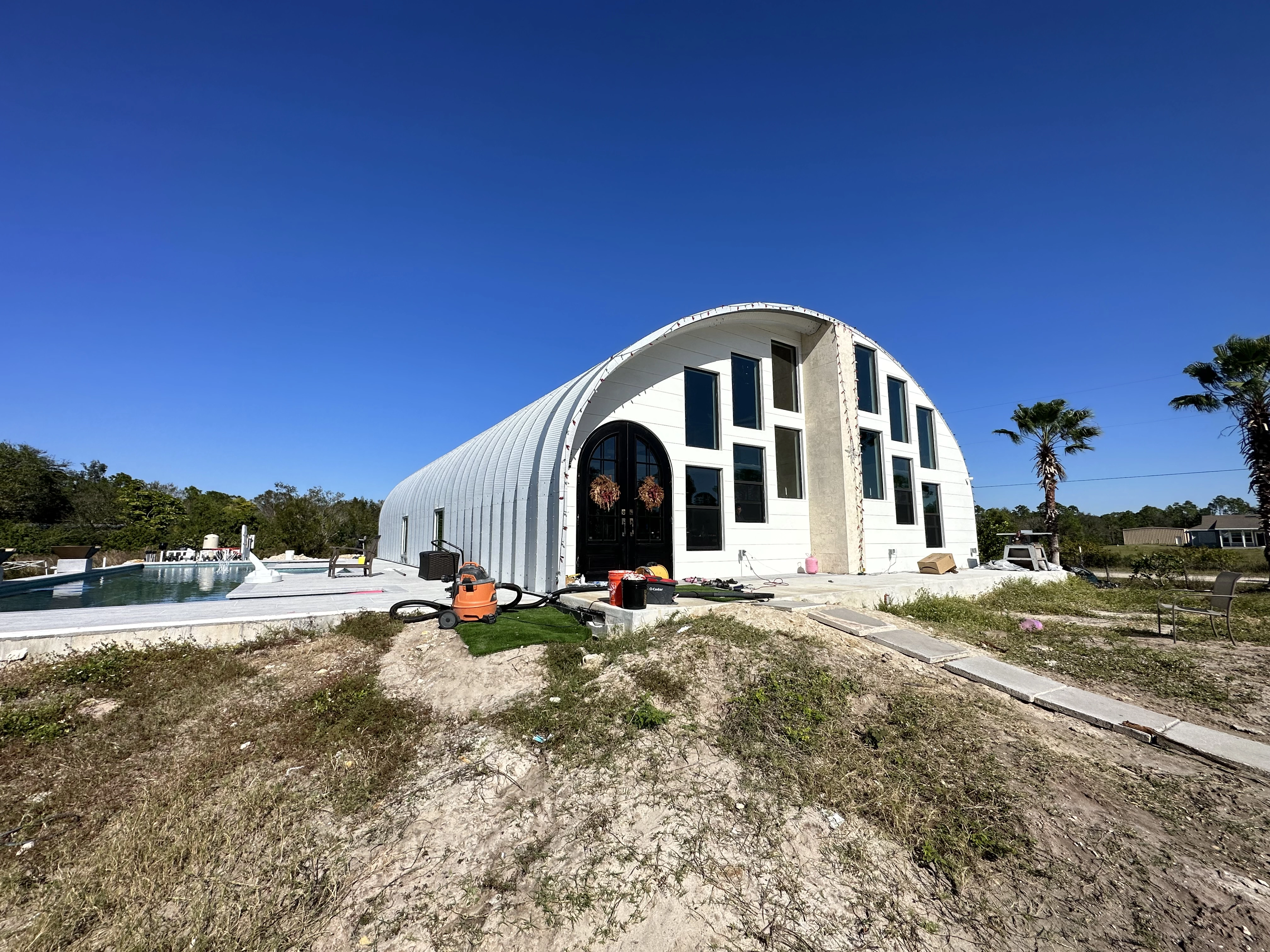 Custom large steel structure