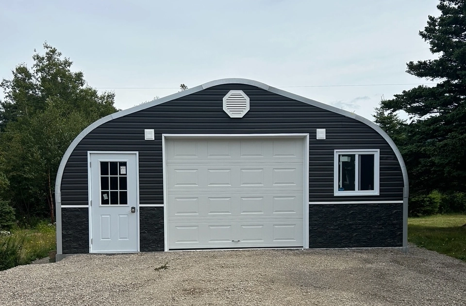 Green garage building