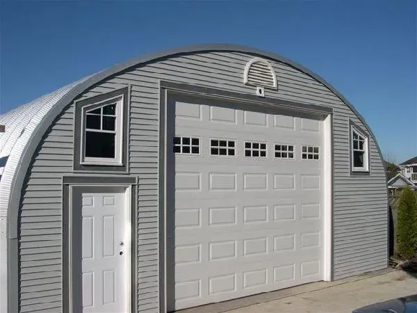 Gray S-Series garage building