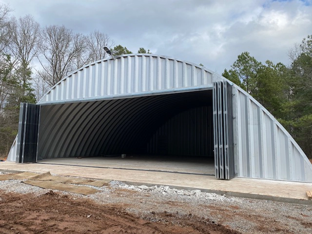 Recreational storage building exterior