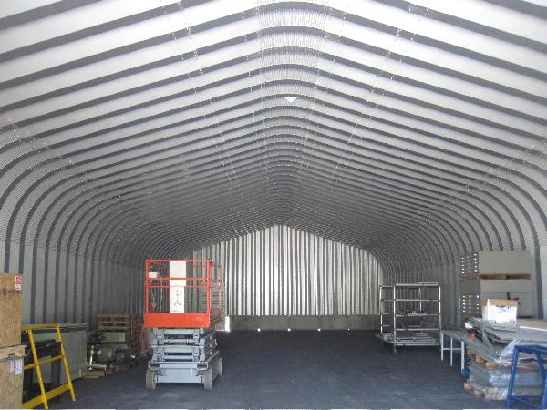 Warehouse building interior