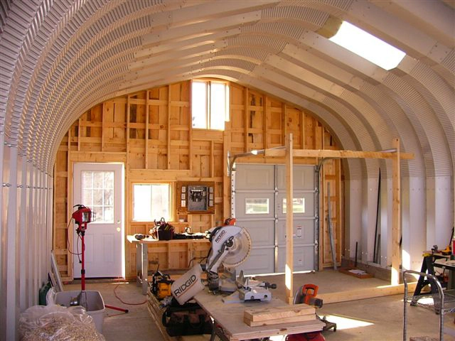 Workshop steel building exterior