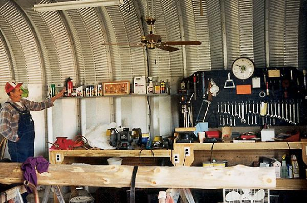 Workshop interior workspace